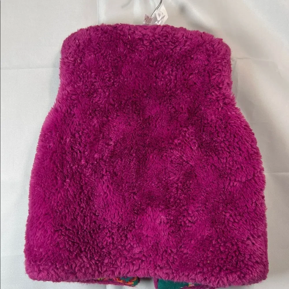 Matilda Jane Moments with you good to faux fucshia and green reversible vest 6